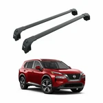 Nissan X-trail T33 (2021- Up) Roof Rack Cross Bars Flush Rail, Black. Fixed Price $135.00.