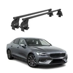 Smooth Roof Racks Cross Bars Luggage Carrier For Volvo S60 2019-2024 Black 2PCS. Fixed Price $199.99.