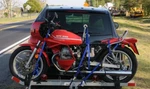 Motorcycle Carrier;steel,modular Class 2/2.5 (1-1/4"SQ Recevr Hitch), 550# Capac. Fixed Price $535.99.