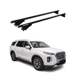 For Hyundai Palisade 20-25 Omac Black Flush-mounted Roof Rails Cross Bars. Fixed Price $239.90.