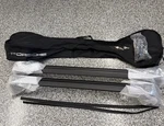 New Oem Porsche Taycan Tequipment Roof Rack Transport Support Pair Bars Bag. Fixed Price $499.99.