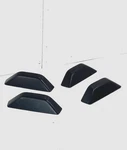 2002-2006 Honda Cr-v Roof Rack Cover Caps Trim 4PC Set Black Oem. Fixed Price $79.99.