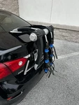 Used Thule Raceway Pro 3 Bike Locking Trunk Rack 9002. Fixed Price $125.00.