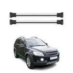 Omac Aluminum Roof Rack Cross Bars For Captiva Sport 2012-2015, Silver. Fixed Price $138.99.