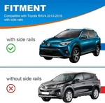 Front Rear Roof Rack Cross Bars Luggage Carrier Black For Toyota 2013-2018 RAV4. Fixed Price $49.99.