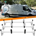 Melipron Cargo Van Roof Ladder Rack Fit 2015-2025 Ford Transit 150 White. Fixed Price $400.02.