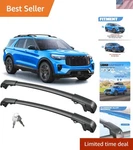 Fengyu 300LB Roof Rack Cross Bars Compatible With Ford Explorer 2020 2021 2022. Fixed Price $171.74.