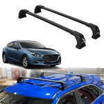 Erkul Roof Rack Cross Bars Fits Mazda 3 Hatchback 2014-2018 Black. Fixed Price $169.90.