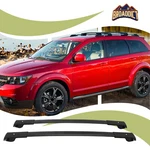 Cross Bar Roof Rack Rail Luggage Baggage For Dodge Jucv Journey 2009-2020 Black. Fixed Price $66.00.