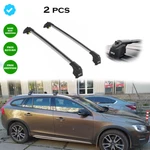 For Volvo V60 2011 -12-13-14-15-16-17-18 Flush Ls Roof Rack Cross Bars Lver. Fixed Price $175.00.