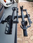 Thule Hitch Mount Bike Rack - Stored In Garage Excellent Condition.. Fixed Price $299.00.