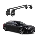 Smooth Roof Racks Cross Bars Luggage Carrier For Audi A6 Sedan 2019-2024 Black. Fixed Price $199.99.