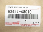 Genuine Oem Toyota 63492-48010 Driver Front Roof Rack Leg Cover 01-07 Highlander. Fixed Price $83.47.