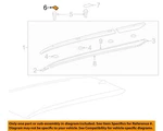 Toyota Oem 14-19 Highlander Roof Luggage Carrier-side Rail Cap 756320E030. Fixed Price $26.33.