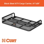 41" X 26" Black Steel Universal Atv Cargo Carrier. Fixed Price $182.99.