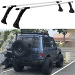 For Mitsubishi Montero 63" Rain Gutter Roof Rack Rail Cross Bar Cargo Carrier. Fixed Price $169.43.