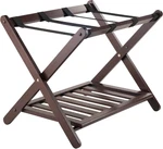 Remy Luggage Rack With Storage Shelf, For Guest Room, Assembly, Cappuccino. Fixed Price $31.85.