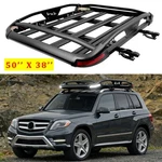 Roof Rack Luggage Cargo Basket +cross Bars W/led Light For Mercedes Benz Glk 350. Fixed Price $229.15.