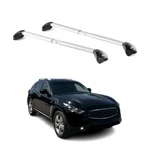 For Infiniti FX35 2003-2012 Roof Rack Cross Bars Silver Luggage Carrier Pcs. Fixed Price $119.99.