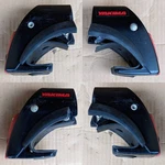 Set Of 4 Yakima 0107 Doublecross Towers For Raised Side Rails (no Locking Cores). Fixed Price $95.00.