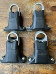 Set 4 Yakima Rail Rider 1 Roof Towers For Factory Tracks Round Bar. Fixed Price $49.95.