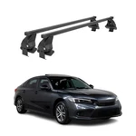 Smooth Roof Racks Cross Bars Luggage Carrier For Honda Civic 2022-2026 Black 2X. Fixed Price $199.99.