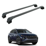 For Hyundai Tucson 2021-2026 Roof Rack Cross Bars Flush Rail Black. Fixed Price $228.00.