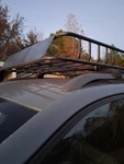 Roof Rack For Jeep Cherokee From 2014 - With Longitudinal Bars. Fixed Price $125.00.