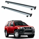 For Nissan Xterra 1999-2015 Roof Rack Cross Bars Raised Rail Silver. Fixed Price $208.00.