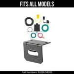 For 05-12 Volvo S40 Pin Trailer Wire Plug & Bracket Fits All Models Curt Kit. Fixed Price $113.99.