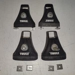 Thule 430 Tracker Ii (X4) Roof Mounted Tower Pack W/TK1 Foot Locks & Key!. Fixed Price $310.00.