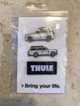 Thule Cargo Carrier Roof Rack Volvo XC90 White Suv Enamel Lapel Pin Set New. Fixed Price $18.95.