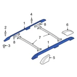 Ford Expedition 07-17 7L1Z7855115CA Left Roof Luggage Carrier Side Rail. Fixed Price $229.21.