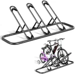 3-BIKE Floor Rack For Garage & Outdoor Ideal Mountain, Road Kids Bikes. Fixed Price $62.99.