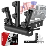 90 Adjustable Hitch Flag Pole Holder For Truck Triple Receiver Mou. Fixed Price $42.27.