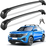 Kinggeri Roof Rack Cross Bars Vw Atlas Sport 2020-2026 330LBS Lockable. Fixed Price $71.40.