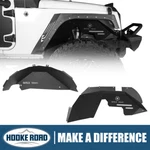 Hooke Road Steel Front + Rear Inner Fenders Fit Wrangler Jeep Jk/jku 2/4 Doors. Fixed Price $197.09.
