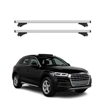 For Audi Q5 2018-2026 Omac U025166 Gray Flush-mounted Roof Rails Cross Bars. Fixed Price $279.99.
