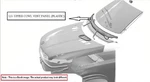 Windshield Wiper Cowl Grille Vent Panel Oem 2020 Hyundai Kona 86150J9010. Fixed Price $90.00.