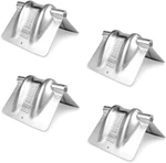 Four Steel Edge Protectors For Flatbed Chain V Board Trailer Corner. Fixed Price $46.99.