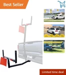 Hitch Mount Steel Truck Bed Extender Adjustable Load Carrier For Ladders Canoes. Fixed Price $102.98.