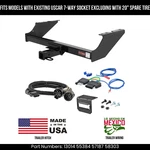 For 08-16 F350 Sd Trailer Hitch W/ 5PIN Wiring Fit Uscar Plug Exc 20" Spare Curt. Fixed Price $325.99.