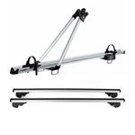 Omac Silver Bike Carrier & Roof Rack Set. Fixed Price $249.90.
