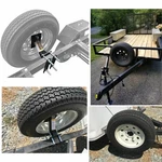 Boat Trailer Spare Tire Mount Carrier Wheel Cargo Holder Durable Powder Coat. Fixed Price $28.99.