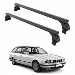 For Bmw Series E34 (1987-1995) Roof Rack Cross Bars Fix Point Black. Fixed Price $328.00.