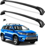 Locking Roof Racks Cross Bars For 2014-2019 Highlander Se Xle Limited Plus. Fixed Price $64.99.