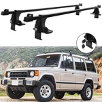For Mitsubishi Montero 54" Top Roof Rack Cross Bar Cargo Kayaks Carrier W/ Lock. Fixed Price $149.11.