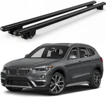 For Bmw X1 2010 2015 Roof Rack Cross Black Aluminum Set. Fixed Price $129.99.
