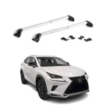 Omac Silver Flush-mounted Roof Rails Cross Bars. Fixed Price $129.99.