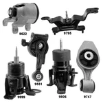 Engine Mounts & Transmission 6PCS Set For Nissan Quest 17-15 V6-3.5L. Fixed Price $217.00.